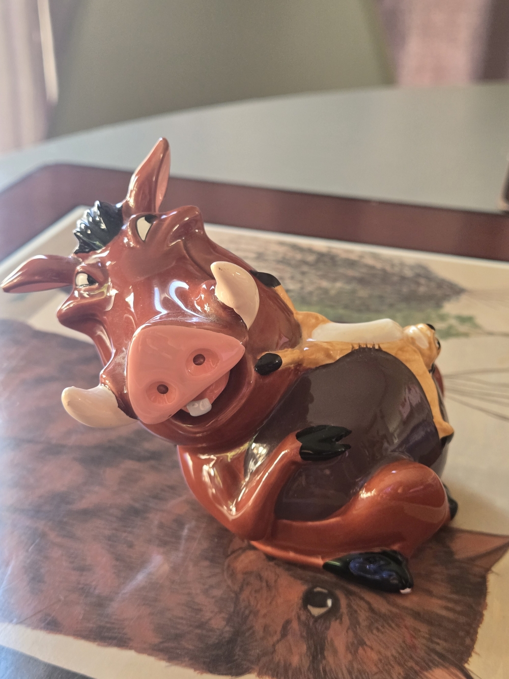 Disney Ceramic Timon And Pumba From The Lion King